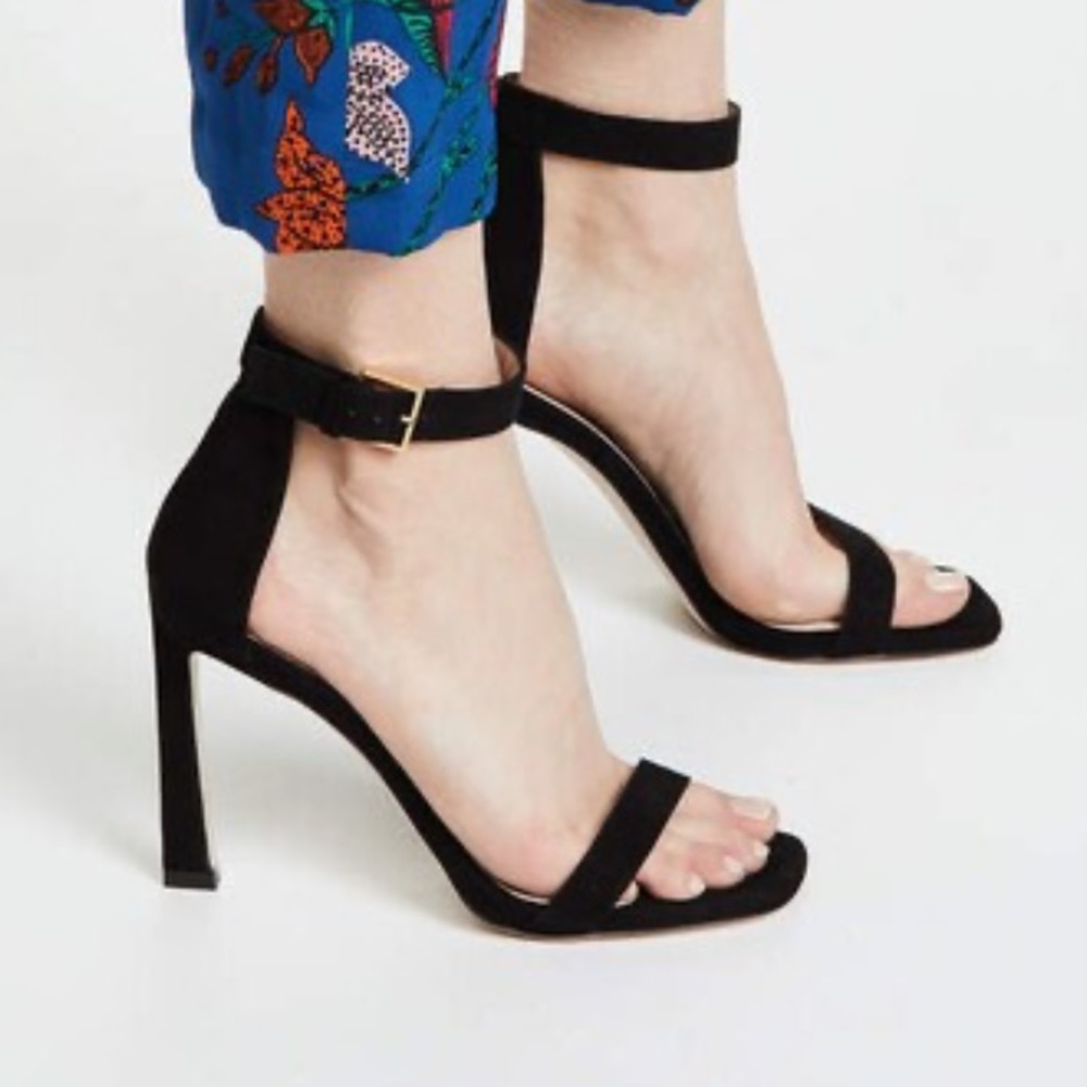 Stuart weitzman square nudist sandals